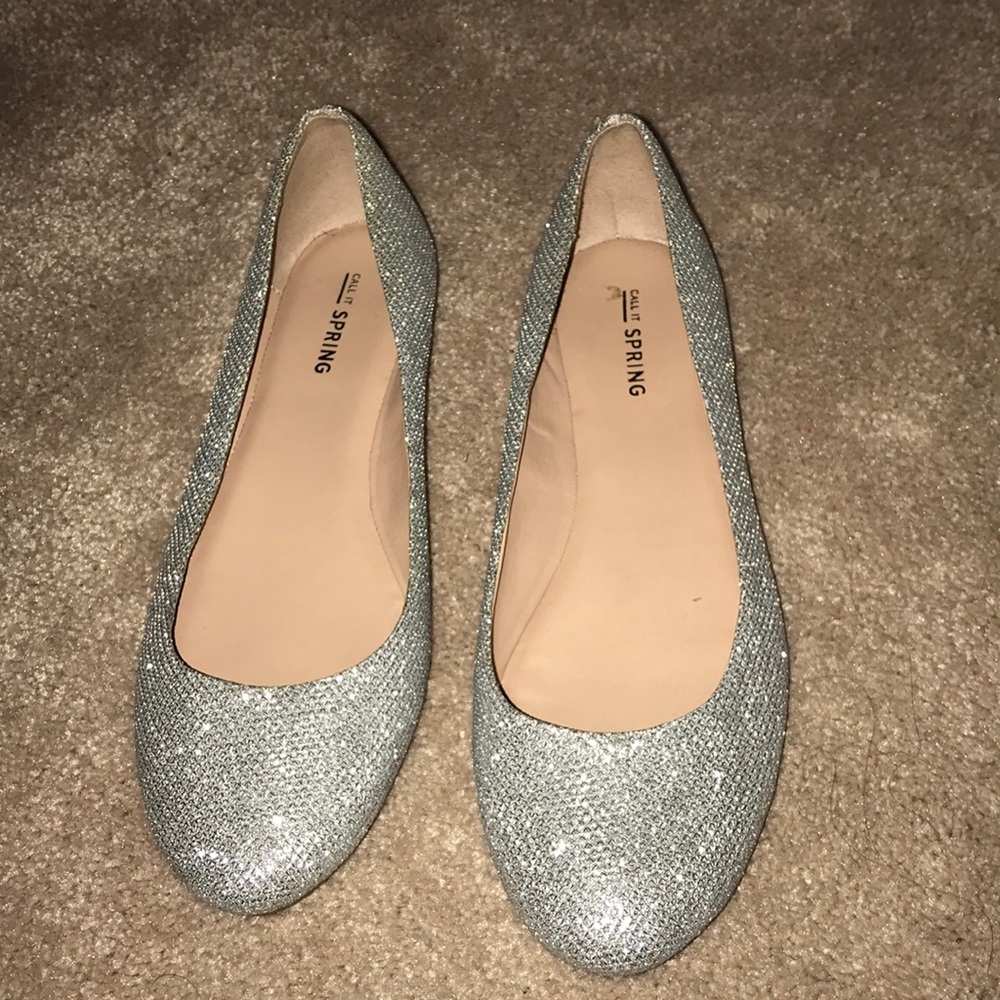 Sparkly flats